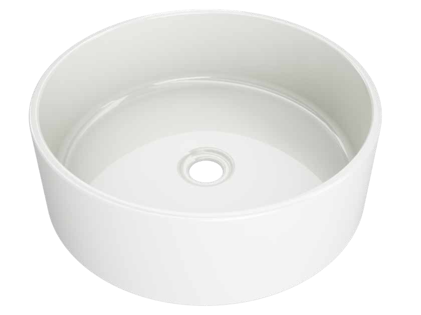 lavabos circe  blanco redondo 37 cm diametro